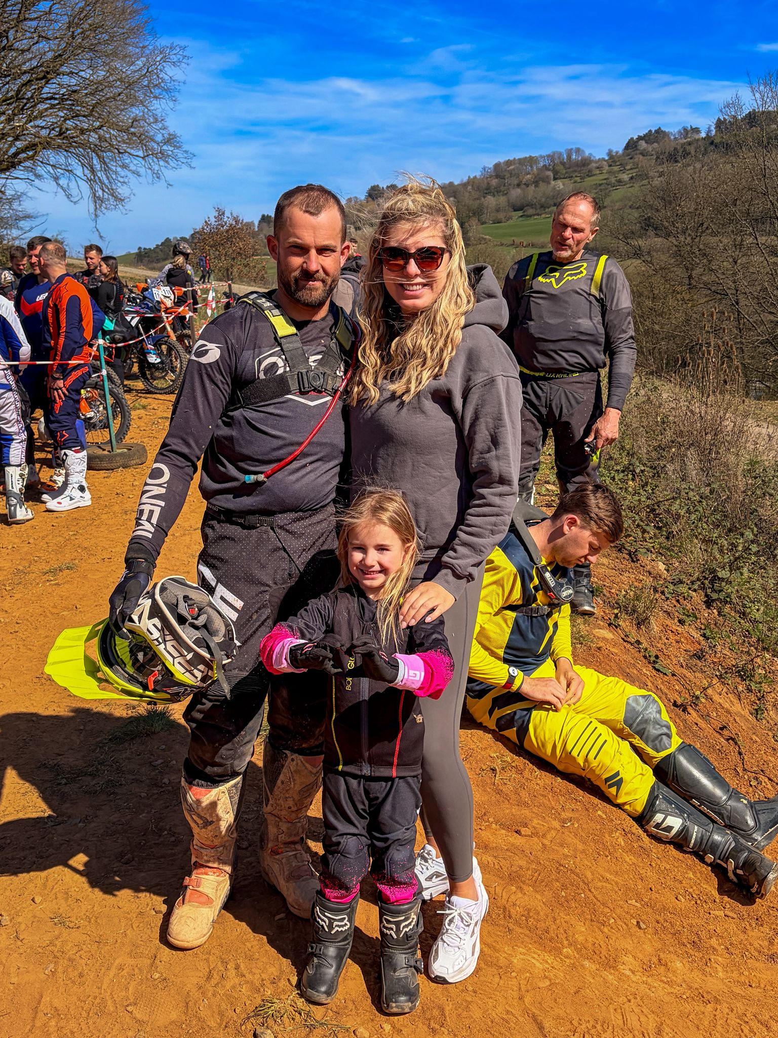 Nils mit Janine und Tochter